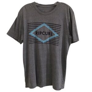 Gray Rip Curl Tee Shirt